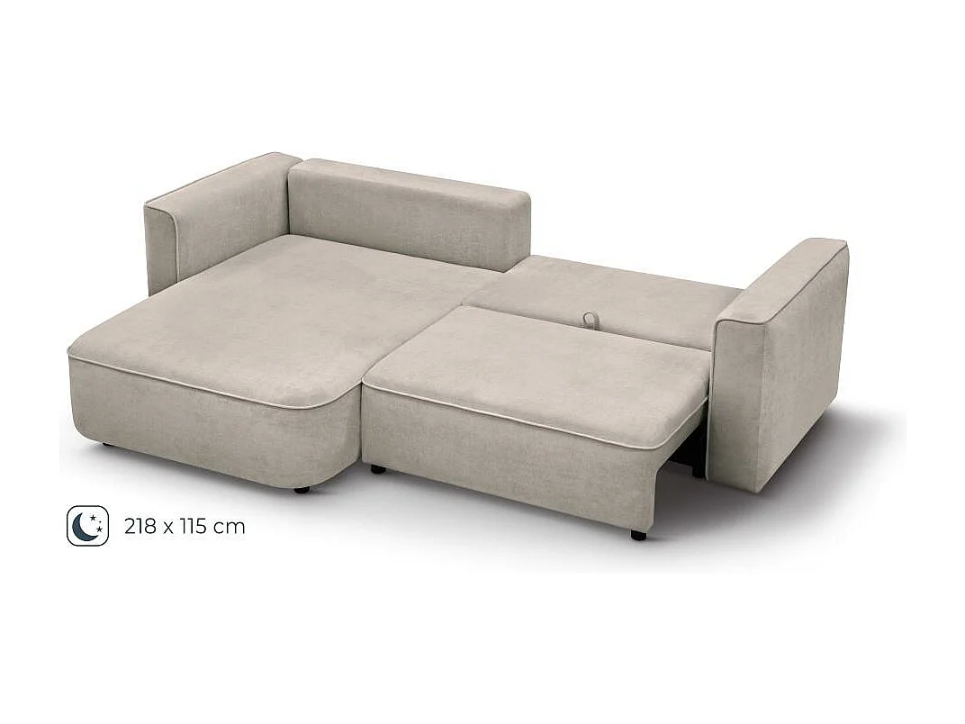 ECKSCHLAFSOFA Carlos beige