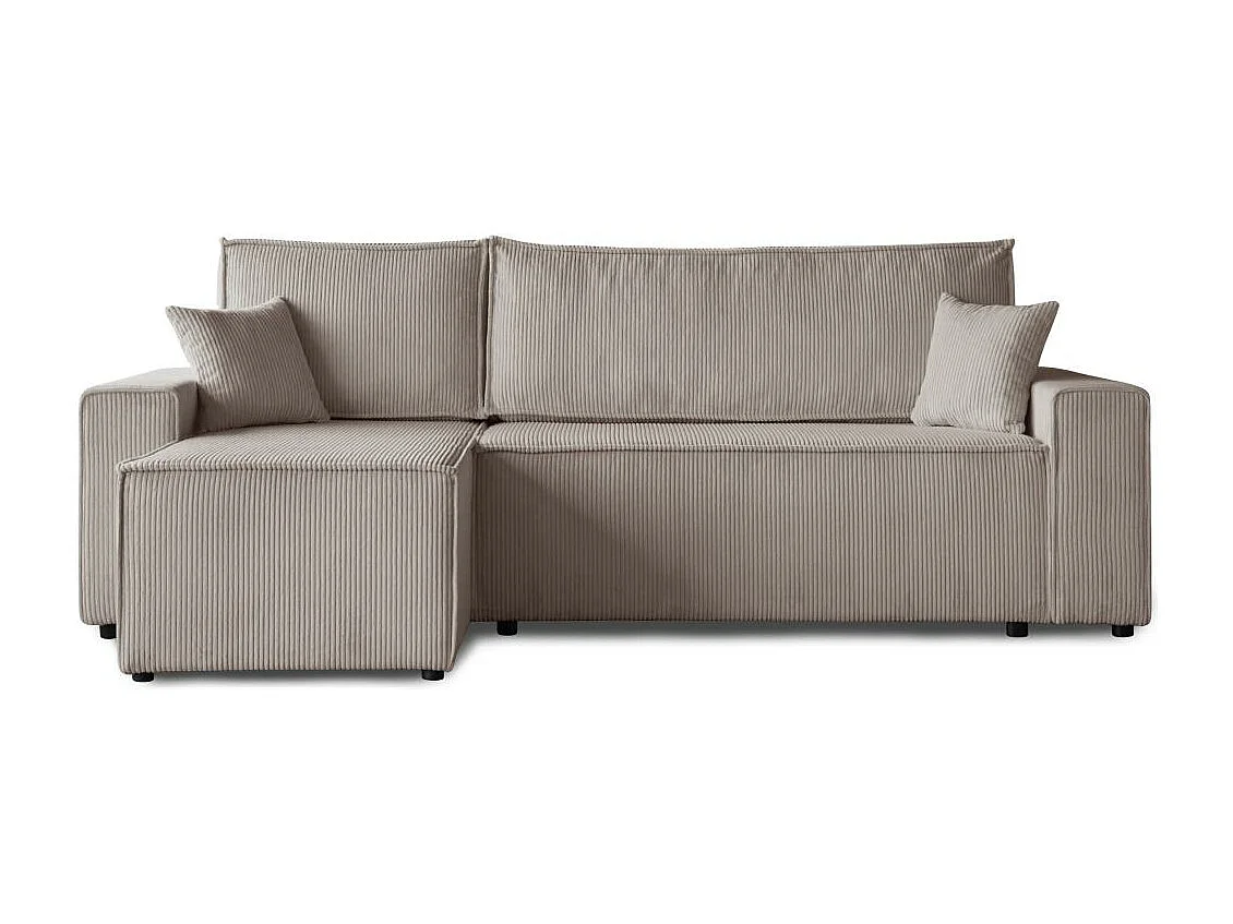 HOEKBANK met slaapfunctie Hektor cappuccino