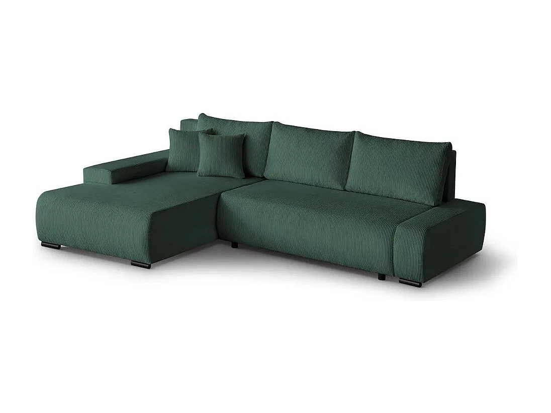 ECKSCHLAFSOFA Draco L Grün