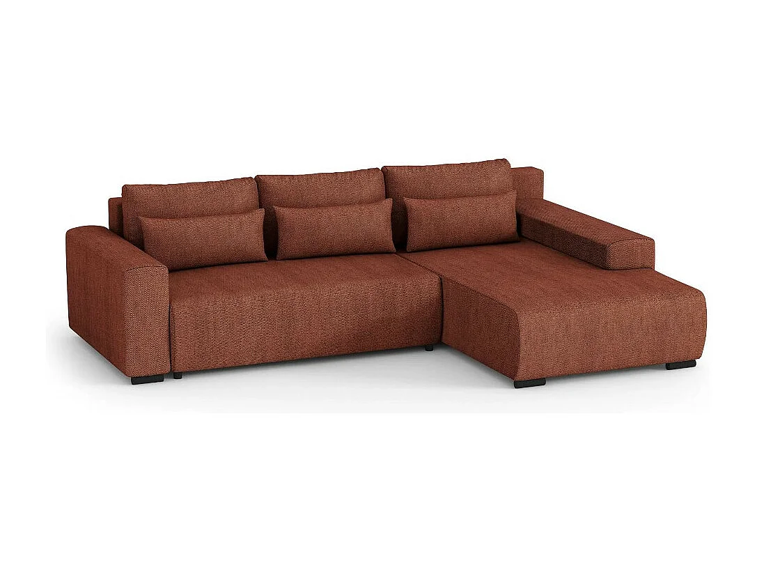 ECKSCHLAFSOFA Benny dunkelrot rechts