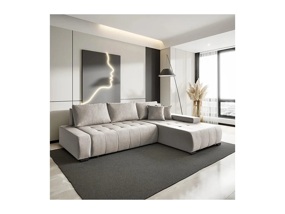ECKSCHLAFSOFA Draco L Beige