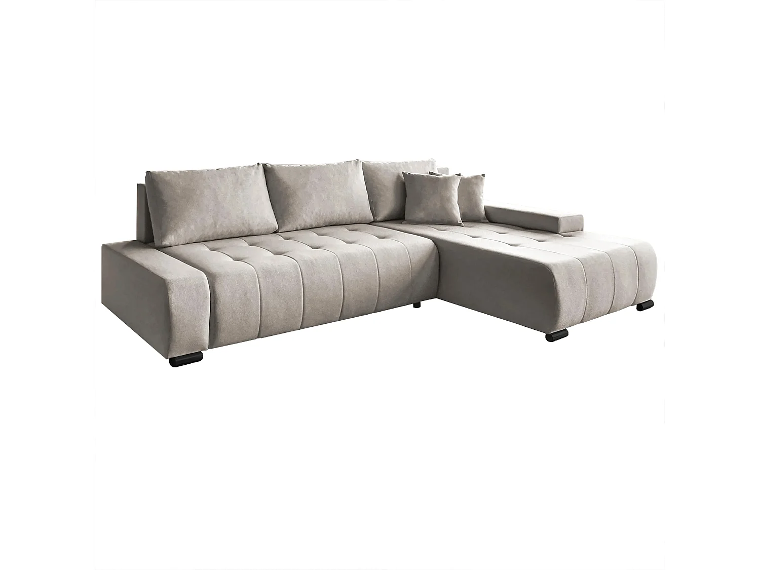 Canapé-lit ECKSCHLAFSOFA Draco L Beige
