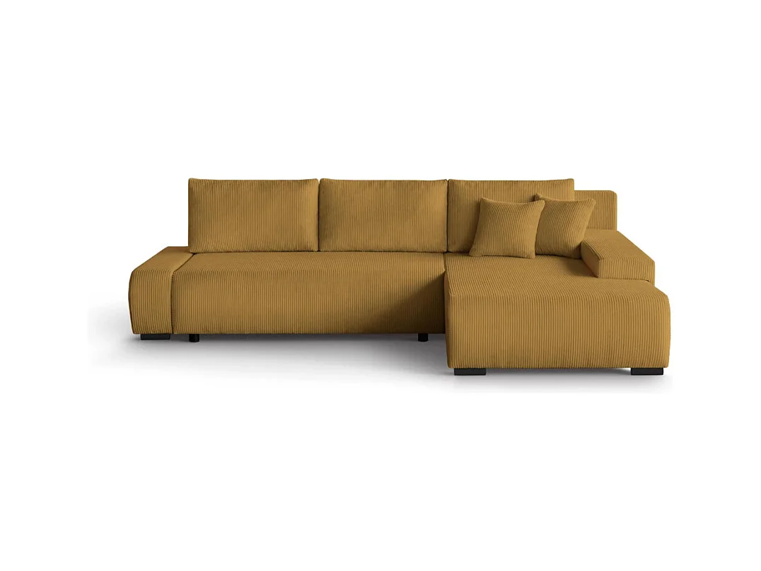 ECKSCHLAFSOFA Draco L Gelb
