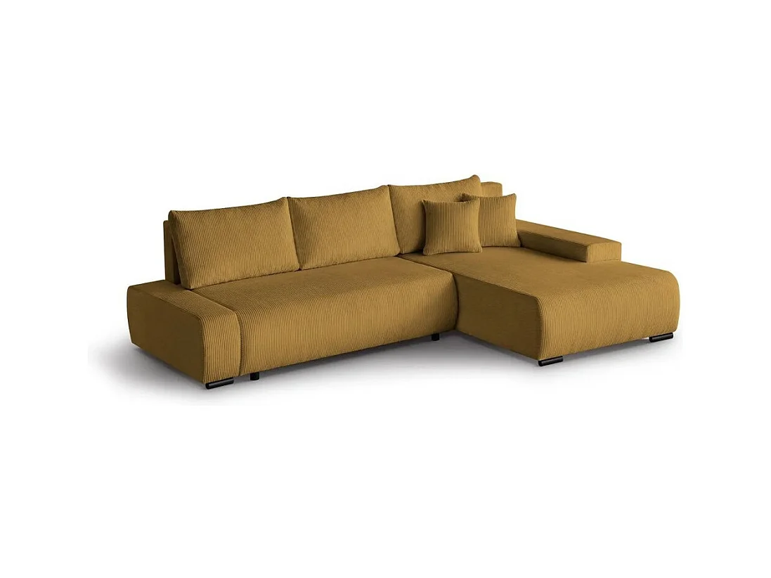 ECKSCHLAFSOFA Draco L Gelb