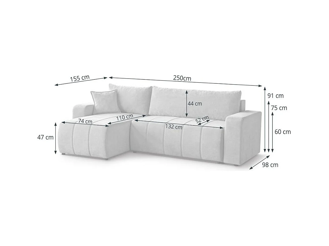 ECKSCHLAFSOFA Mori grün