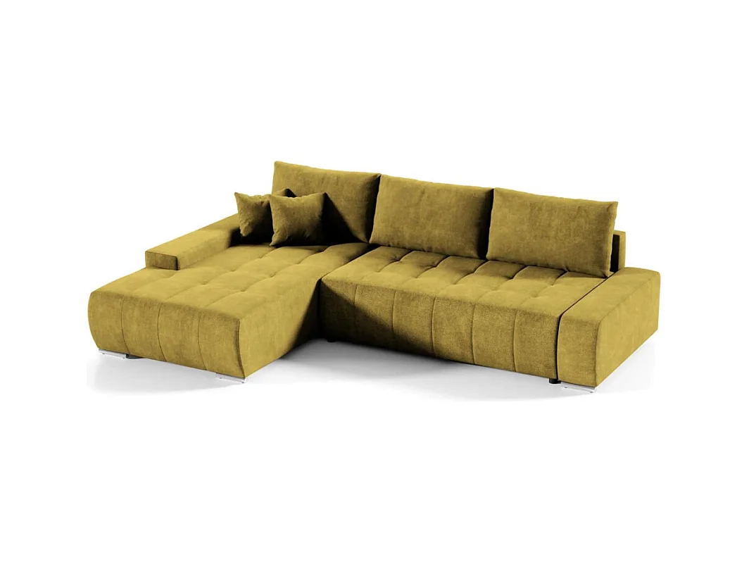 ECKSCHLAFSOFA Draco L Gelb