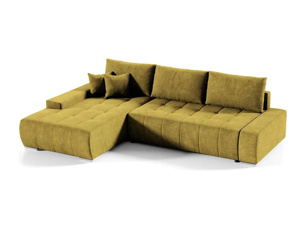 ECKSCHLAFSOFA Draco L Gelb