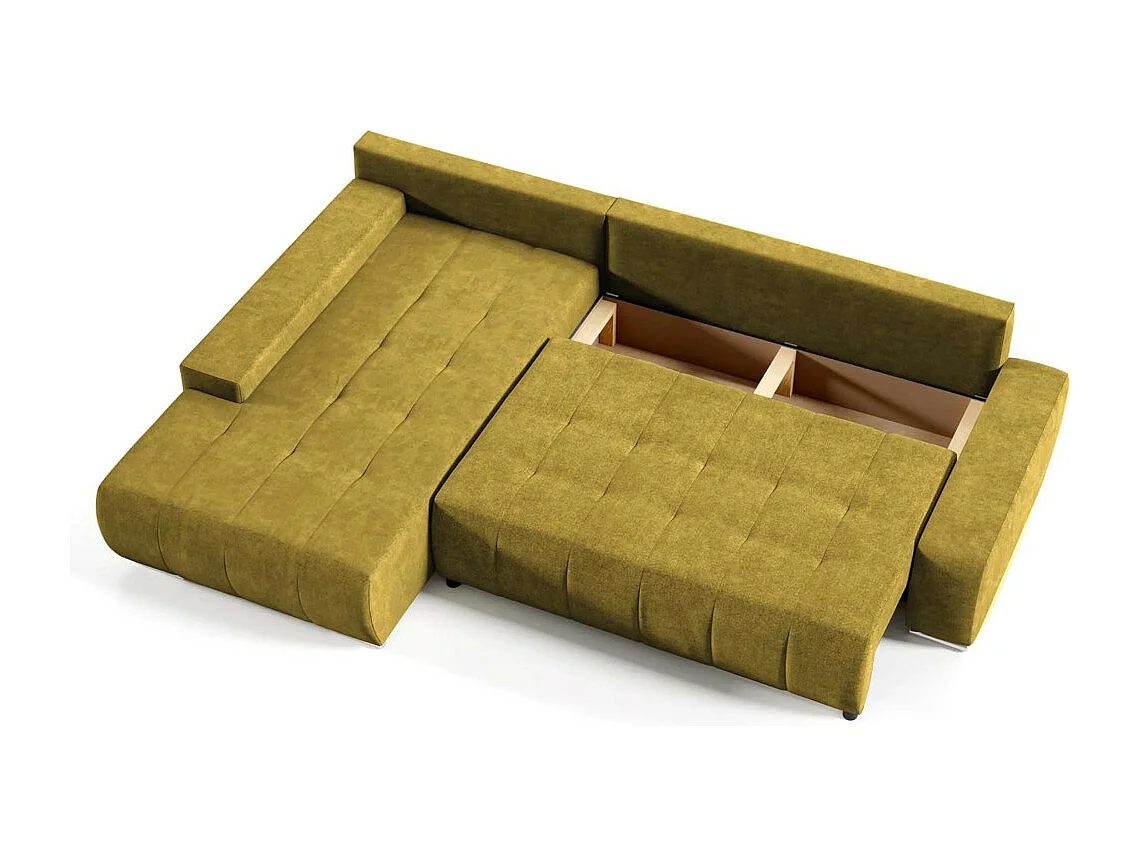 ECKSCHLAFSOFA Draco L Gelb