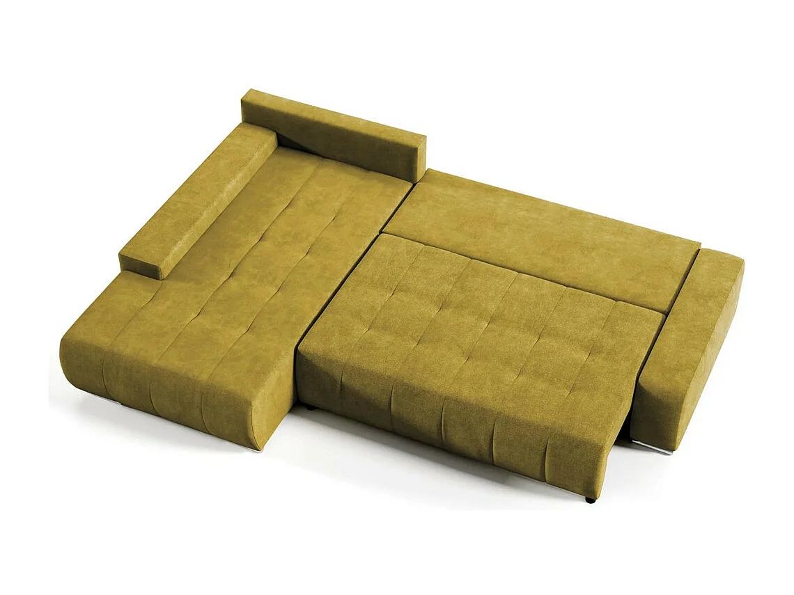 ECKSCHLAFSOFA Draco L Gelb
