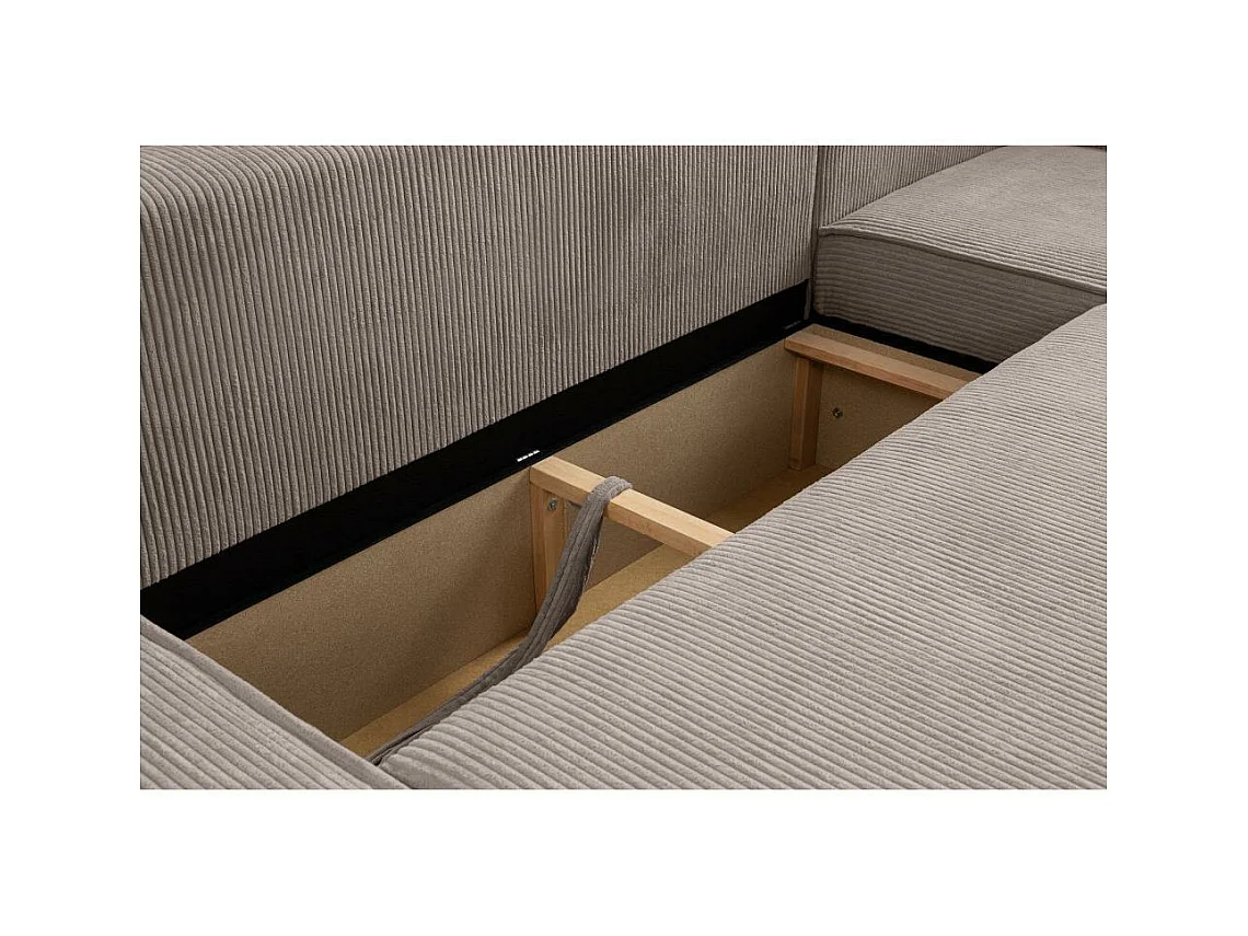 WOONLANDSCHAP Hektor U met slaapfunctie cappuccino