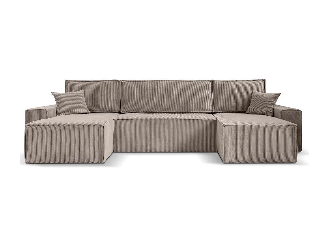 WOONLANDSCHAP Hektor U met slaapfunctie cappuccino