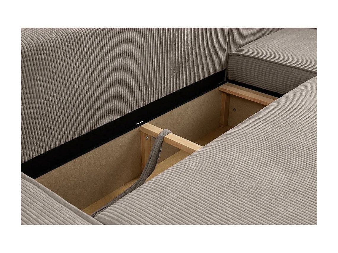 WOONLANDSCHAP Hektor U met slaapfunctie cappuccino