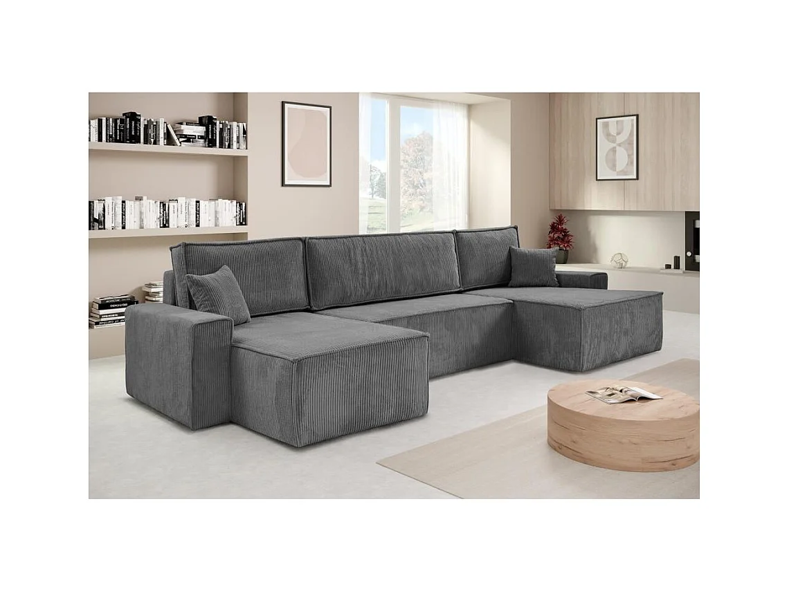 WOONLANDSCHAP Hektor U met slaapfunctie grijs