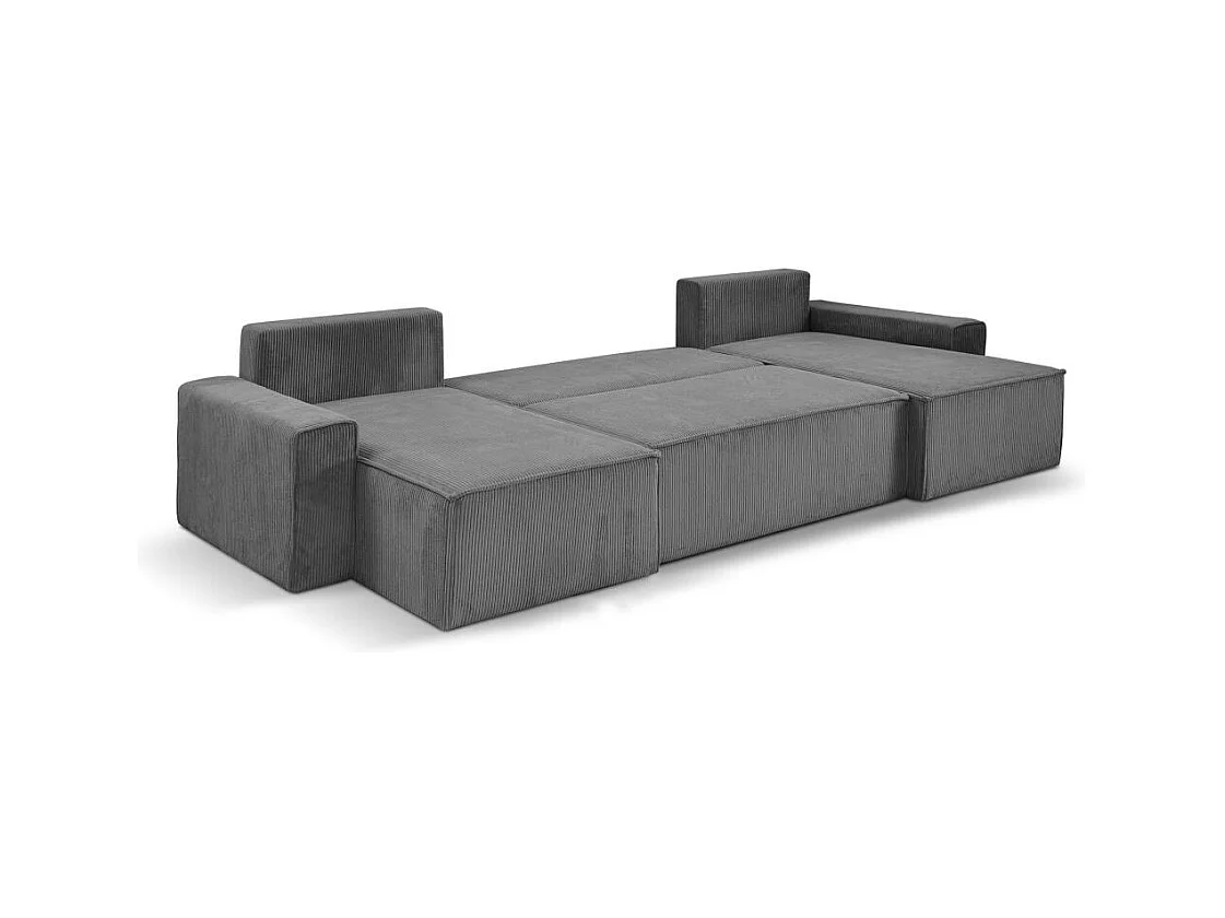 WOONLANDSCHAP Hektor U met slaapfunctie grijs