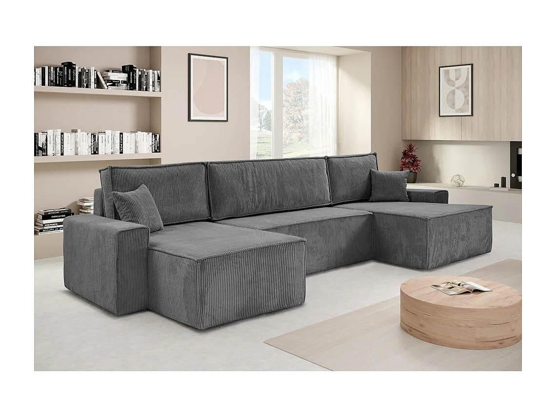 WOONLANDSCHAP Hektor U met slaapfunctie grijs