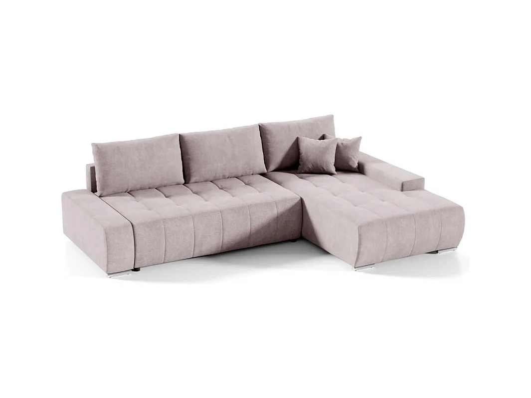 Canapé-lit ECKSCHAFSOFA Draco L Rosa