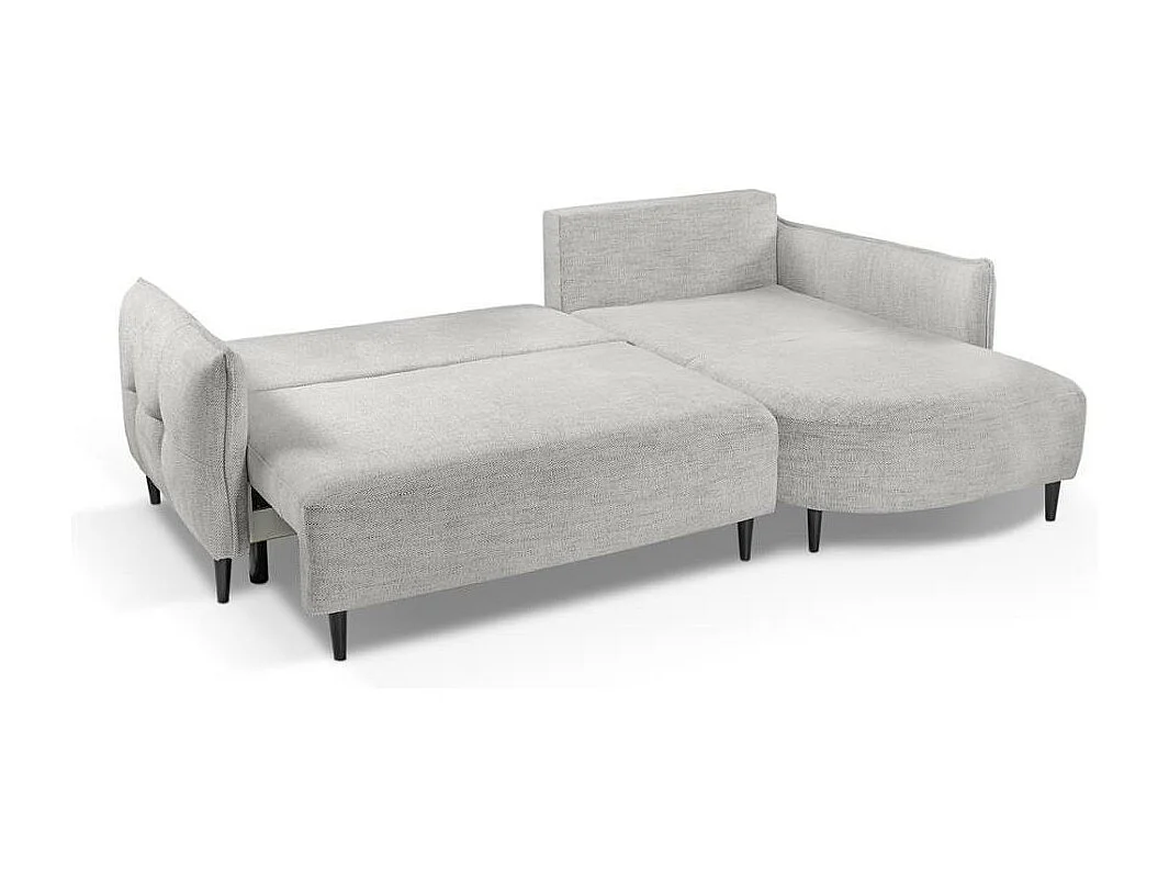 Hoekslaapbank Sycylia rechts lichtgrijs
