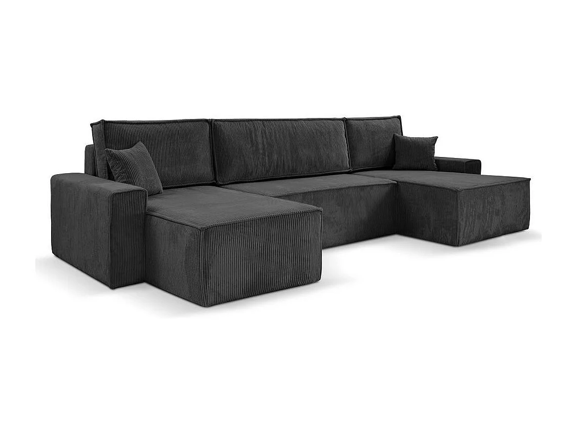 WOONLANDSCHAP Hektor U met slaapfunctie donkergrijs