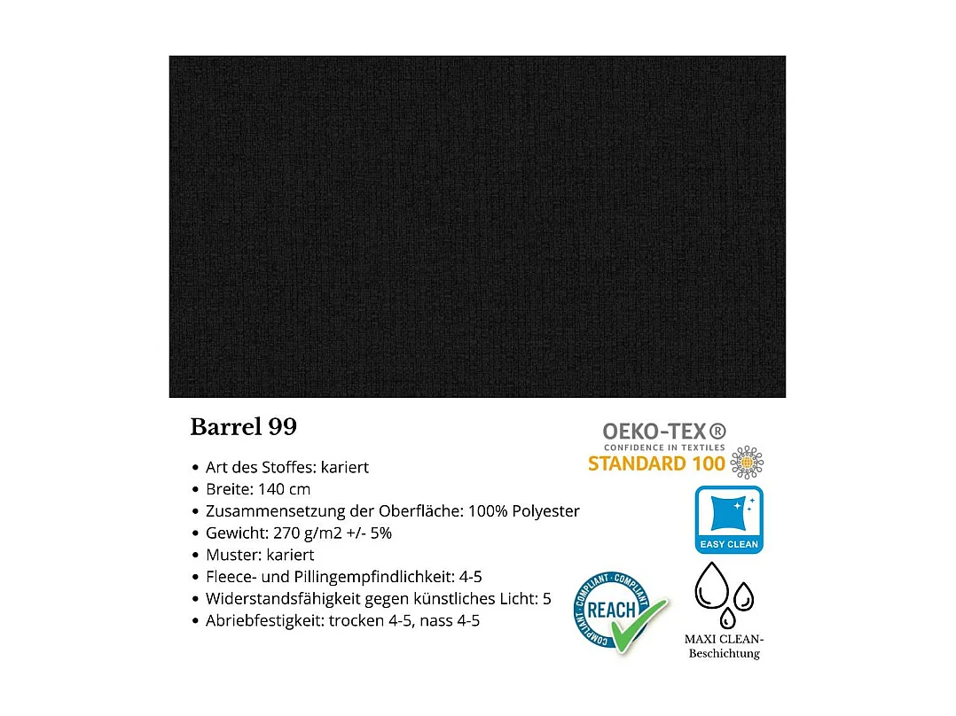 ECKSCHLAFSOFA Draco L Schwarz