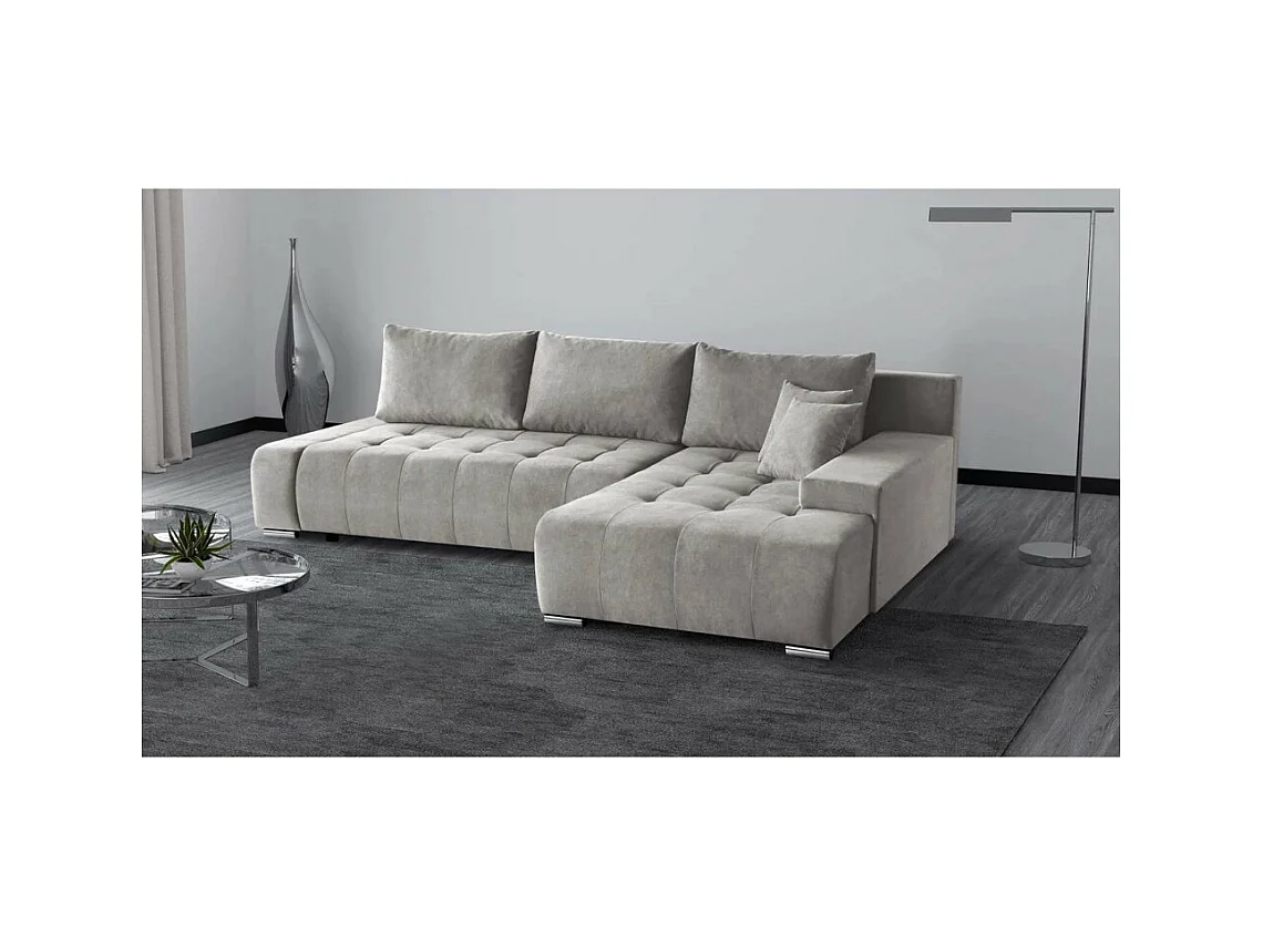 Canapé-lit ECKSCHLAFSOFA Draco L Beige