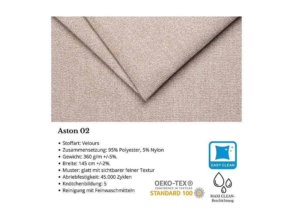 Canapé-lit ECKSCHLAFSOFA Draco L Beige