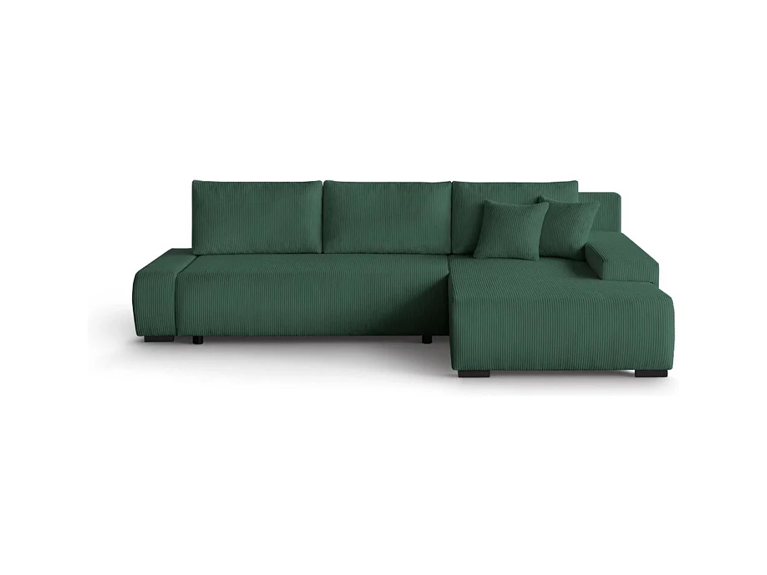 ECKSCHLAFSOFA Draco L Grün