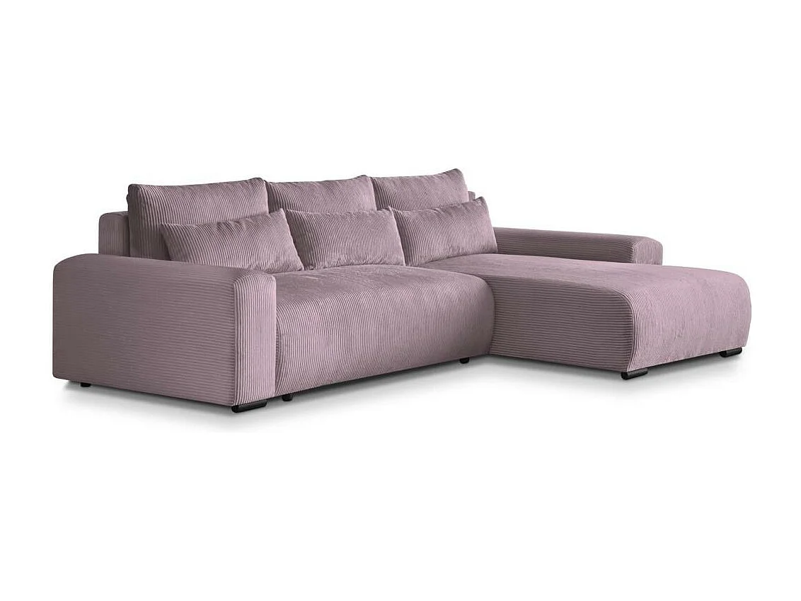 Hoekslaapbank Benny roze rechts
