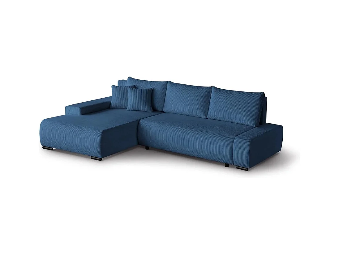 ECKSCHLAFSOFA Draco L Marineblau