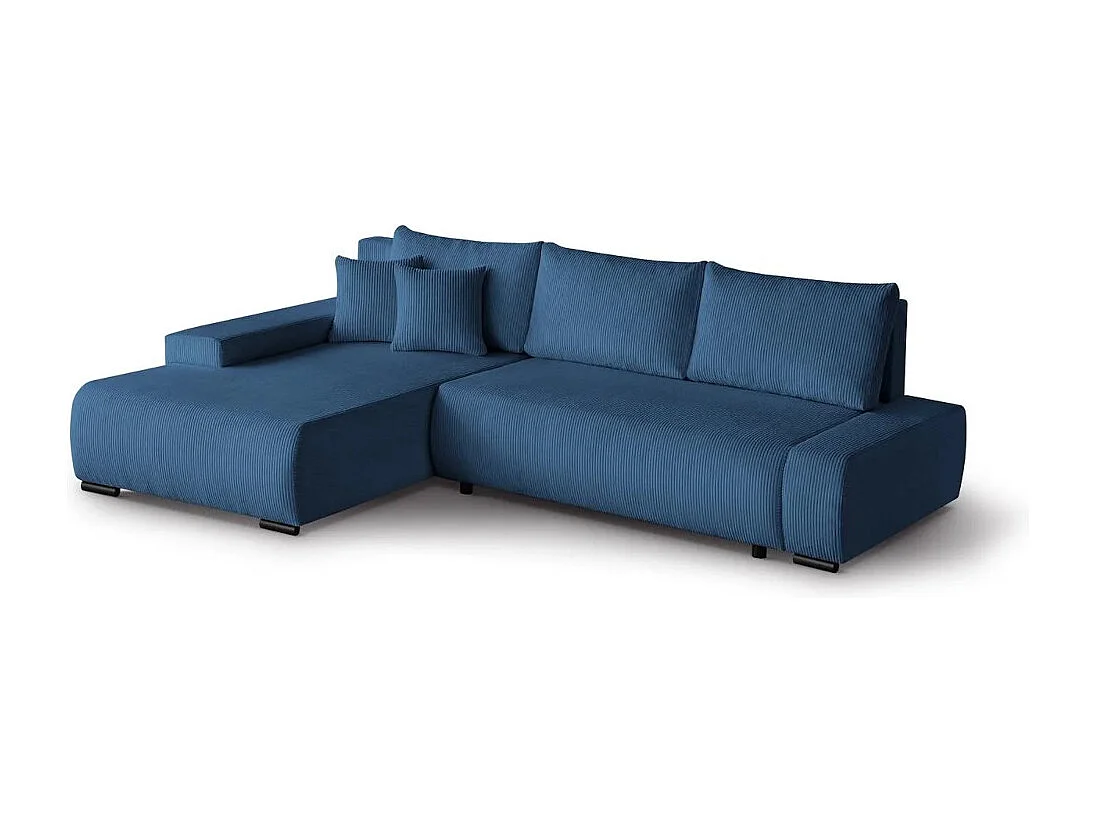 ECKSCHLAFSOFA Draco L Marineblau
