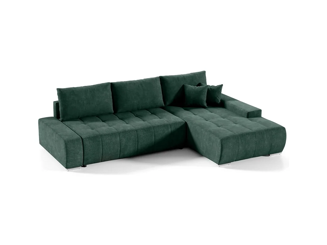 ECKSCHLAFSOFA Draco L Grün