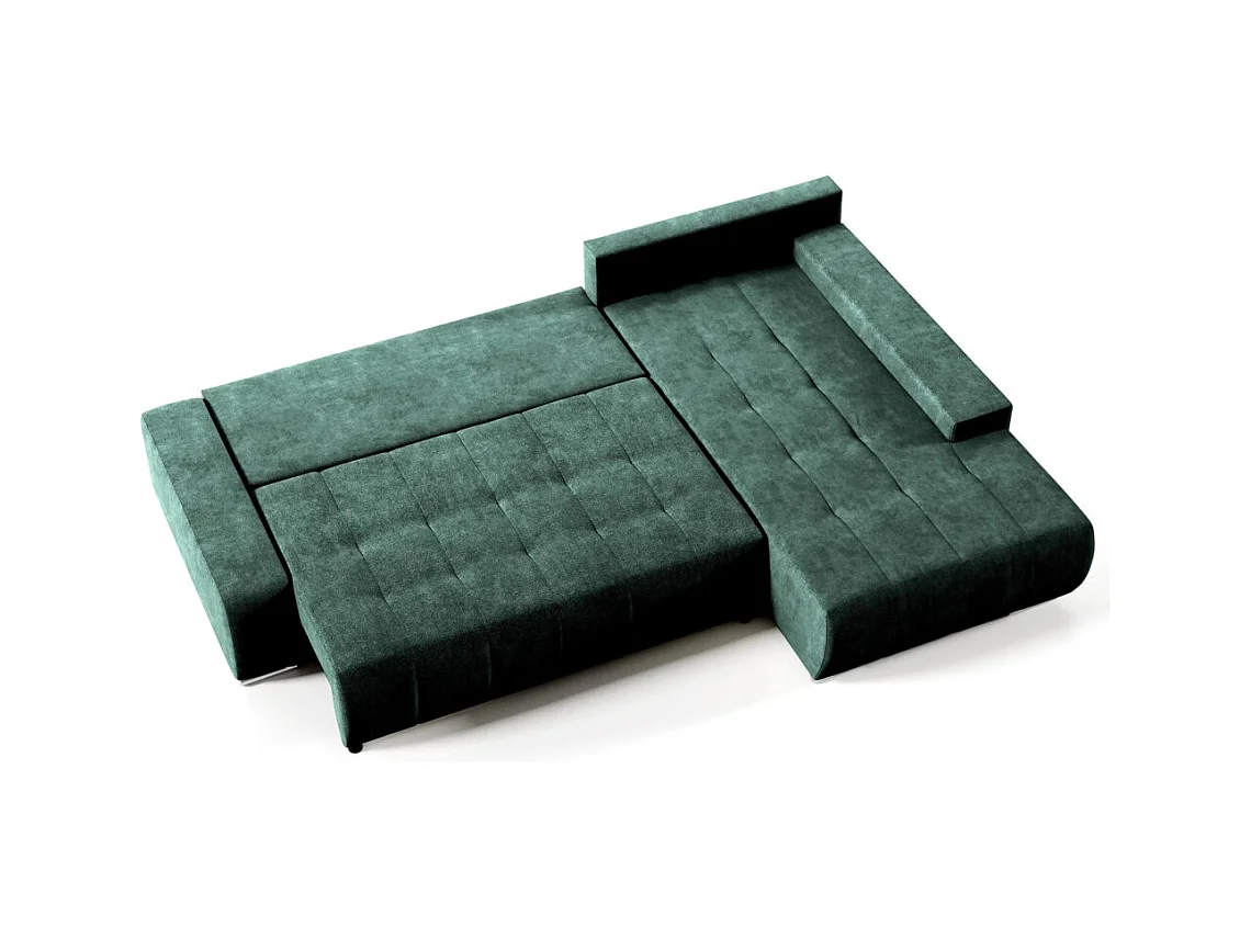 ECKSCHLAFSOFA Draco L Grün