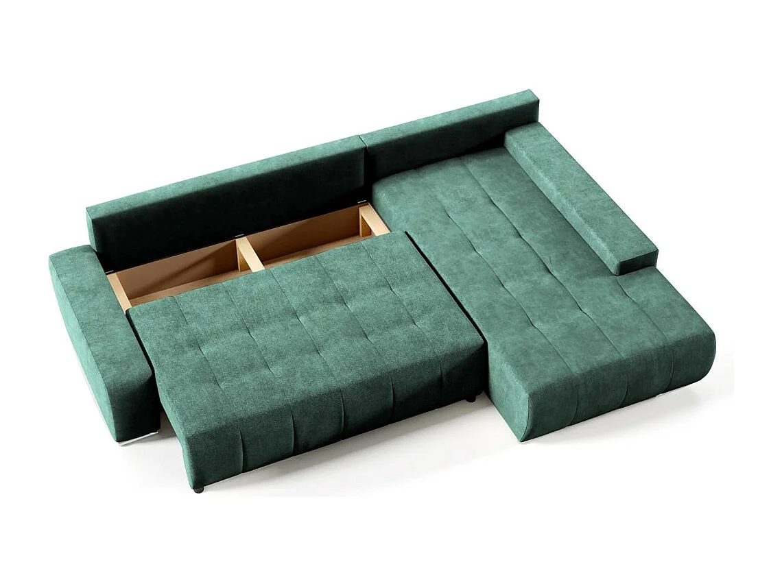 ECKSCHLAFSOFA Draco L Grün