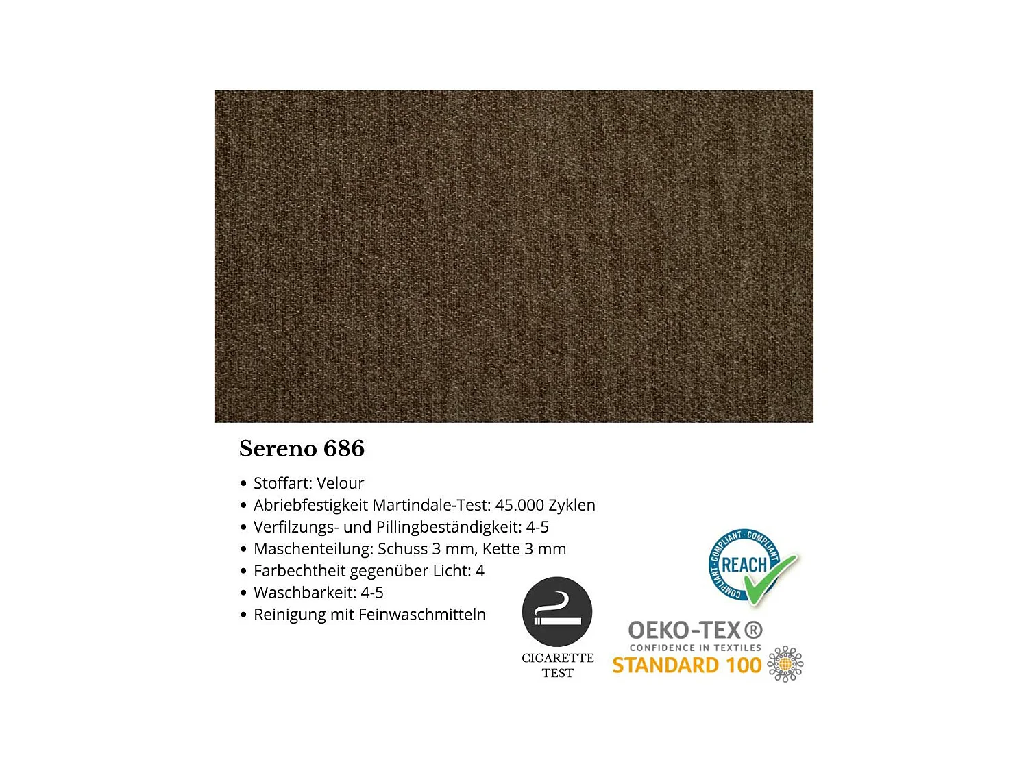 Canapé-lit écossais Mori marron