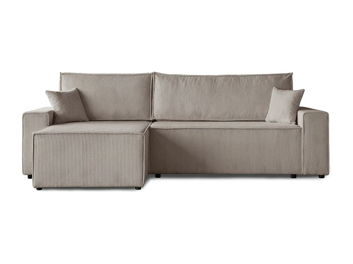 ECKSCHLAFSOFA mit Schlaffunktion Hektor cappuccino