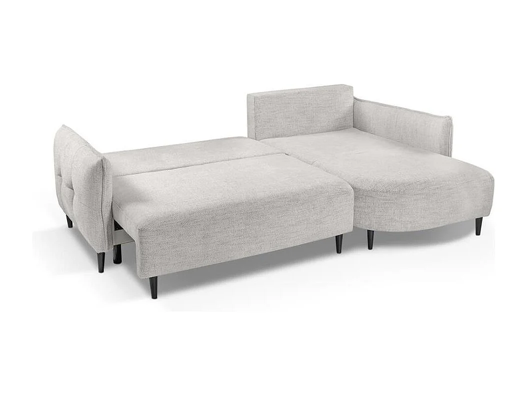 Canapé-lit ECKSCHLAFSOFA Sycylia droit beige