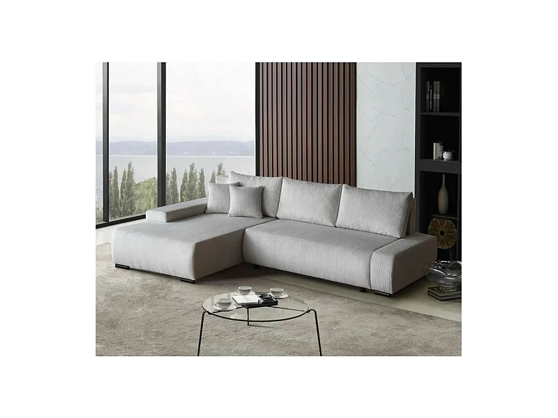 Canapé-lit ECKSCHLAFSOFA Draco L Beige