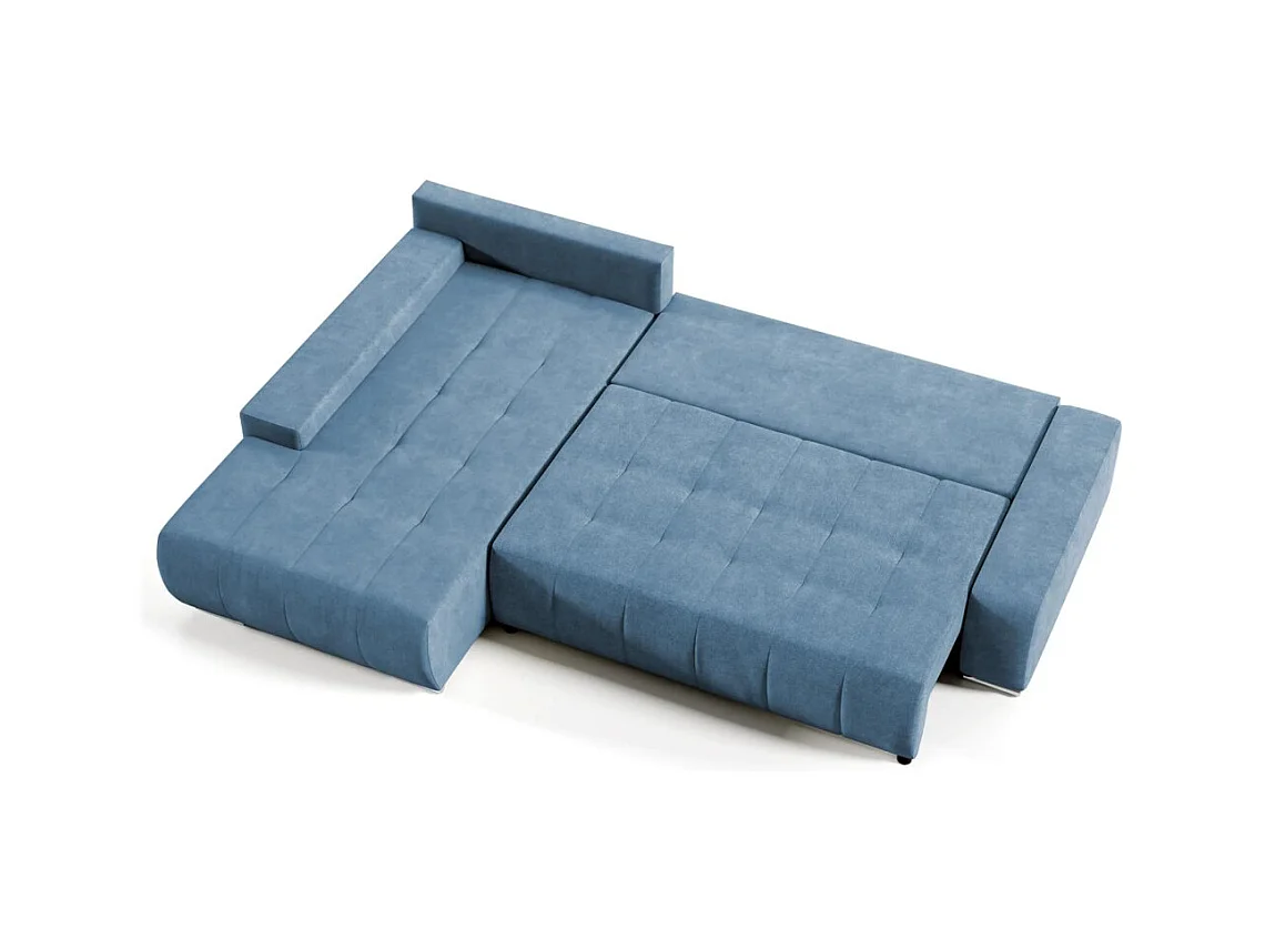 ECKSCHLAFSOFA Draco L Blau