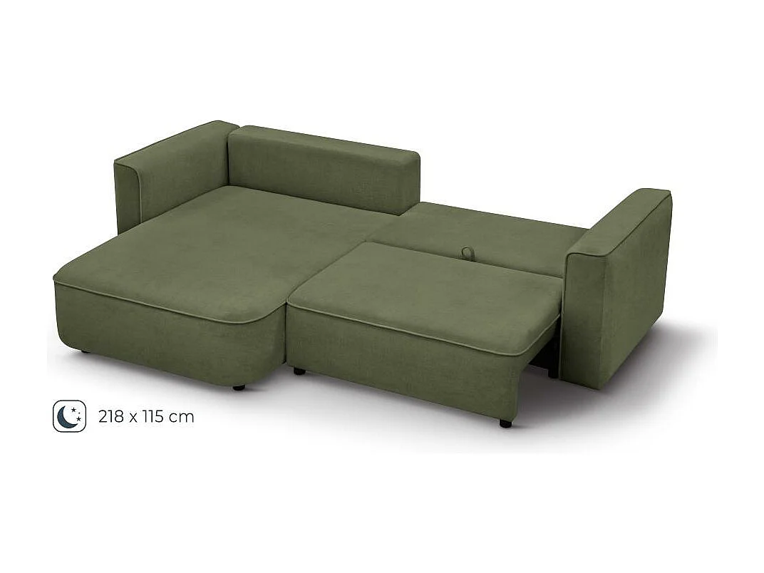 ECKSCHLAFSOFA Carlos grün