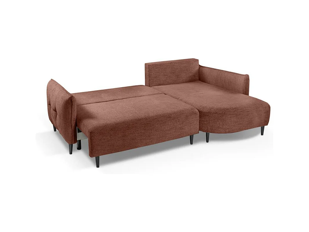 ECKSCHLAFSOFA Sycylia rechts rot