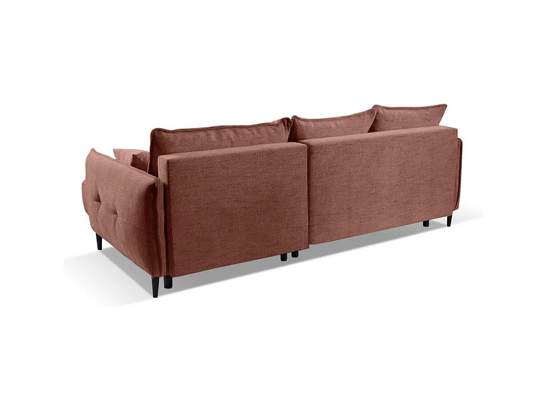 ECKSCHLAFSOFA Sycylia rechts rot