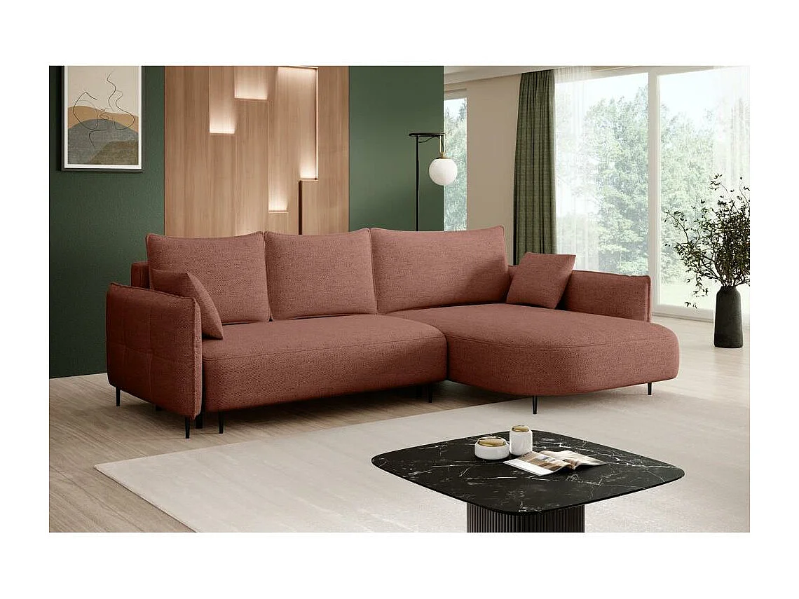 CANAPE D'ECU Sycylia droit rouge