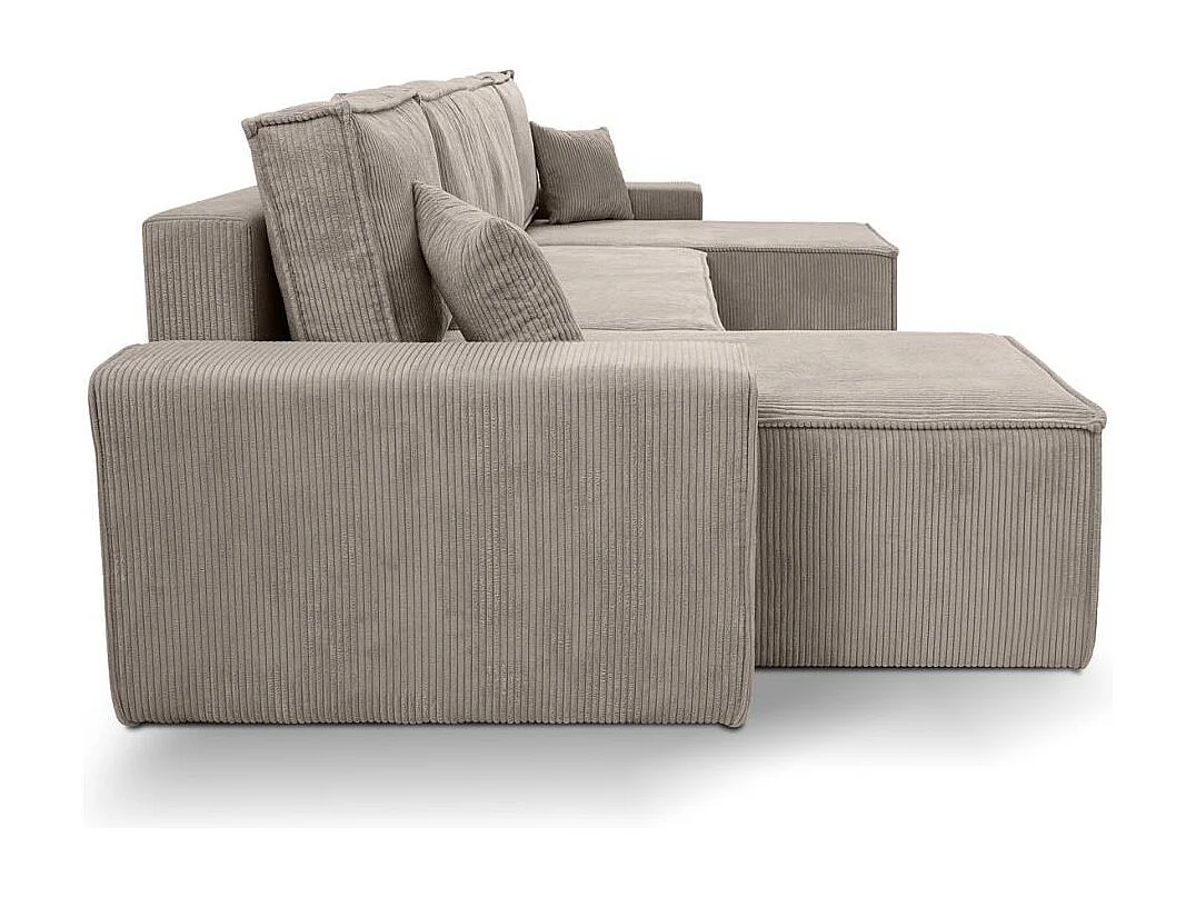 CANAPE Hektor U avec fonction sommeil cappuccino