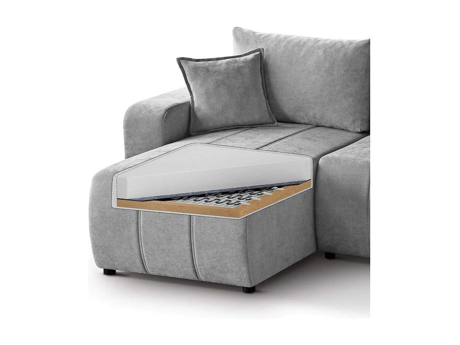 Canapé-lit Mori graphite