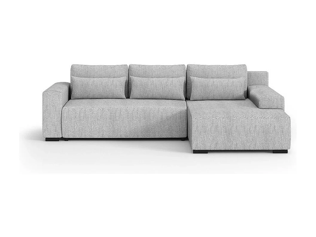 Hoekslaapbank Benny lichtgrijs rechts