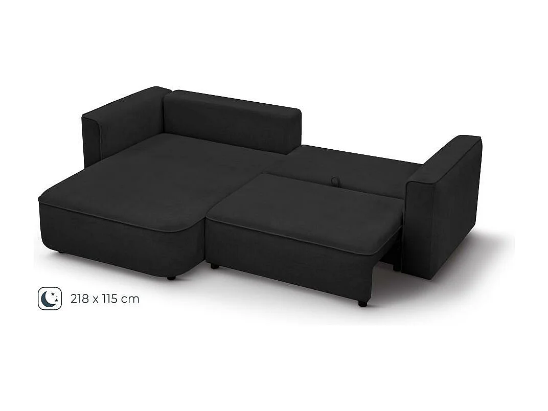 ECKSCHLAFSOFA Carlos schwarz