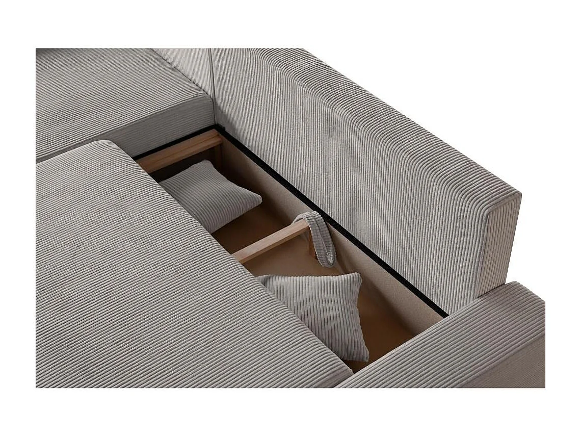 ECKSCHLAFSOFA Draco L Hellbraun