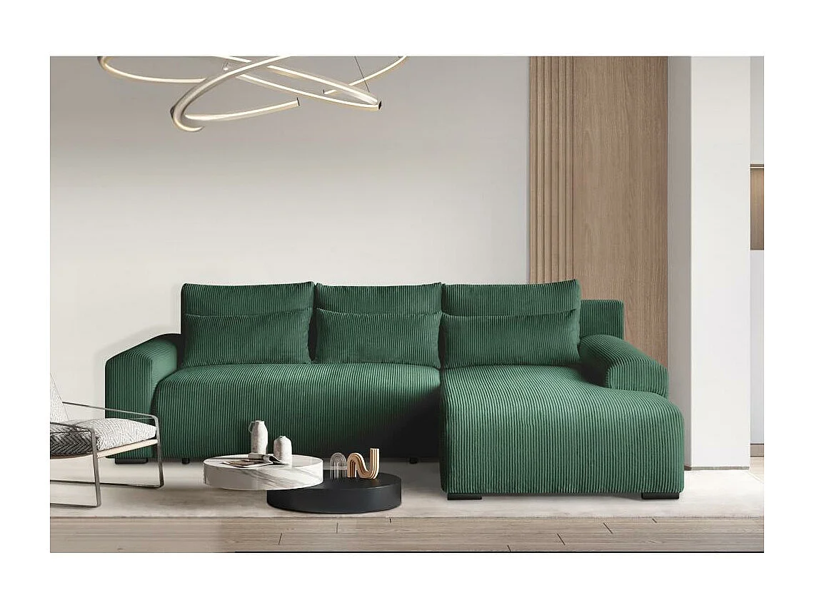 ECKSCHLAFSOFA Benny grün rechts