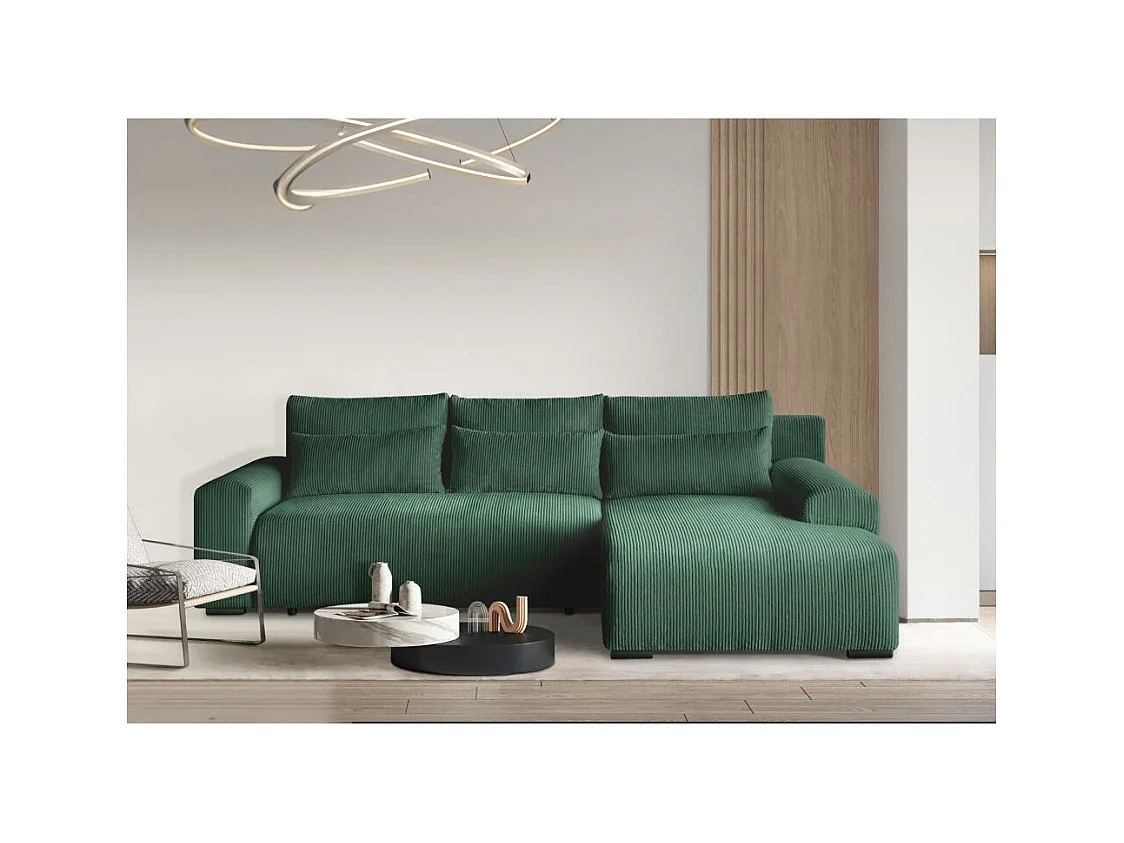 ECKSCHLAFSOFA Benny grün rechts
