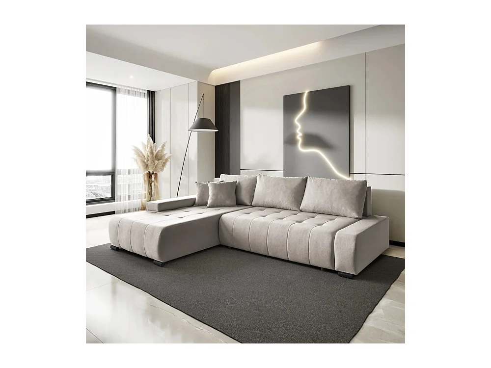 ECKSCHLAFSOFA Draco L Beige