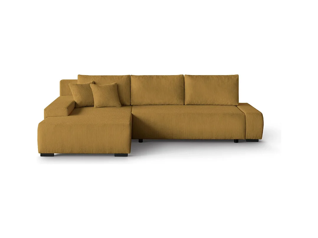 ECKSCHLAFSOFA Draco L Gelb